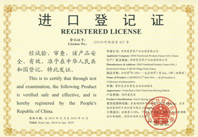 進口登記證